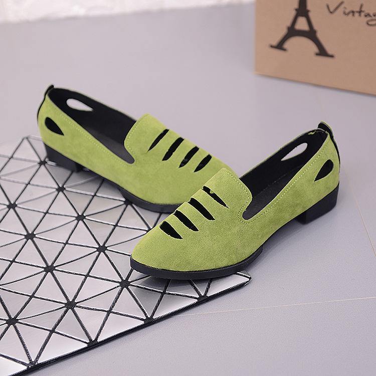 Verano nuevo europeo y americano Zapatos para mujer plana tendencia casual - MXbueno