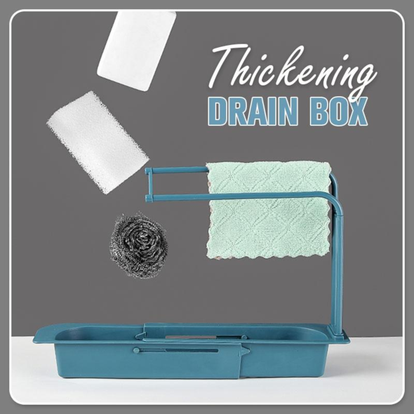 Estante telescópico de almacenamiento de fregadero - MXbueno