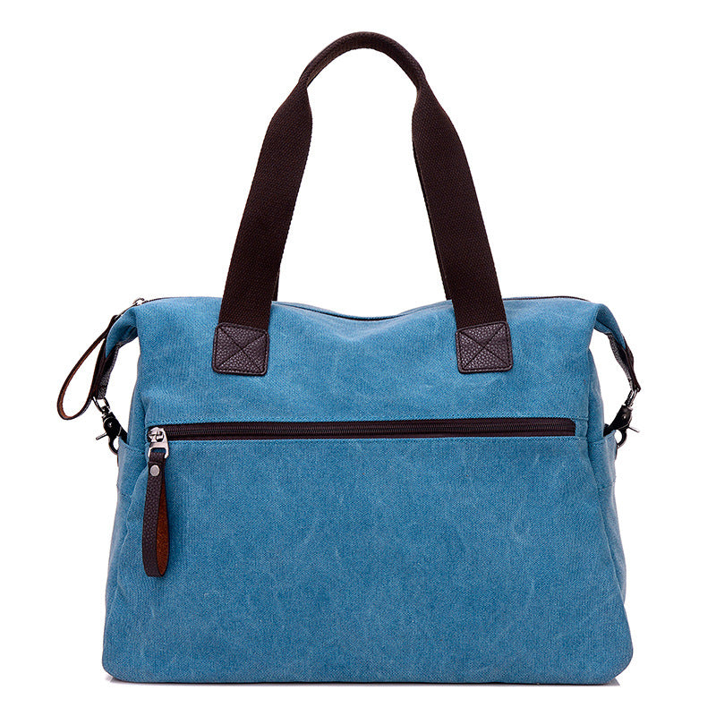 [W-Bolso] Mensajero Informal Portátil De Un Solo Hombro Estilo Universitario Retro