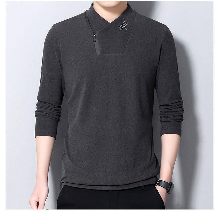 Camiseta de cuello alto de manga larga de primavera y otoño - MXbueno