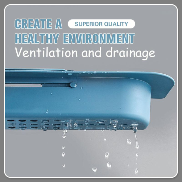 Estante telescópico de almacenamiento de fregadero - MXbueno