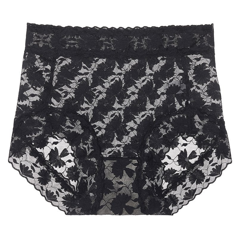 [W-Ropa Interior] Bragas De Encaje Sexy De Cintura Alta