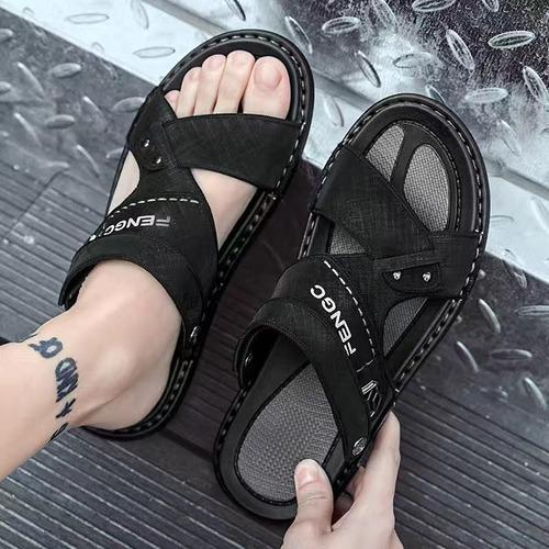 [M-Zapato] Sandalias De Hombre Para Conducir Nueva Moda Verano Antideslizante Suave