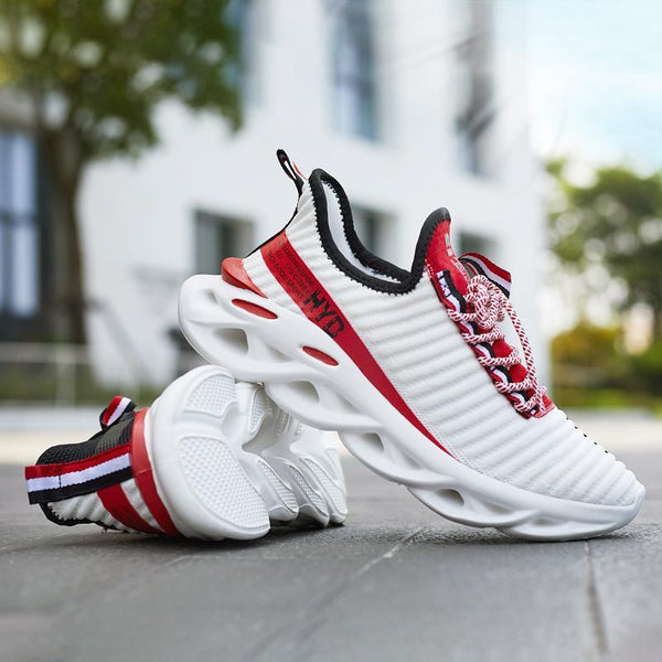 [M-Zapato] Zapatos De Hoja Hueca Absorción De Impacto Ultra Ligero Casual