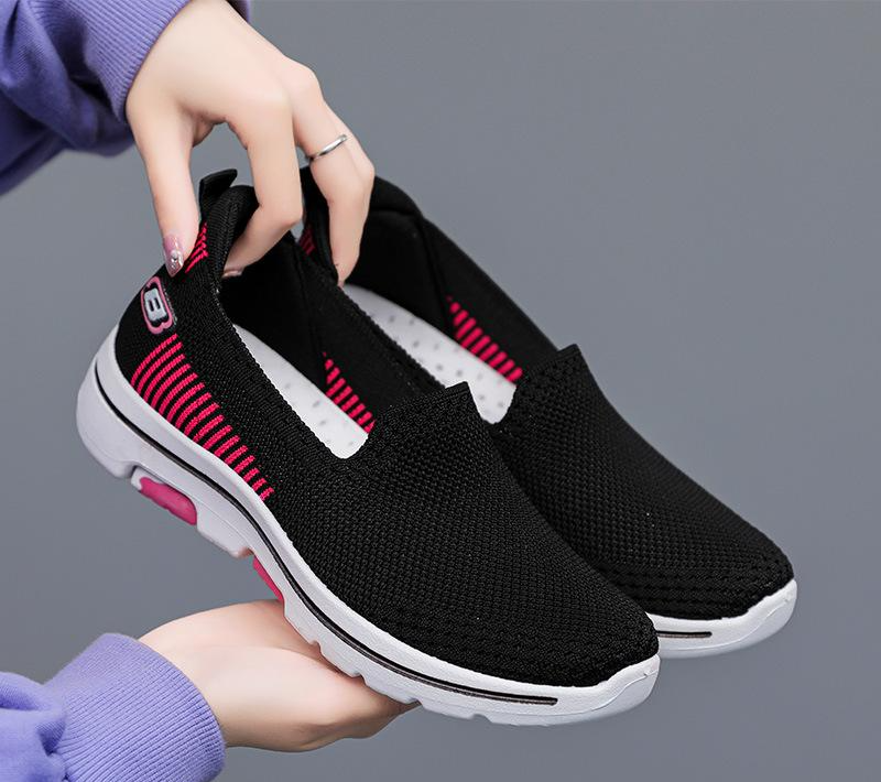 Zapatos de mujer con punta redonda de un pie