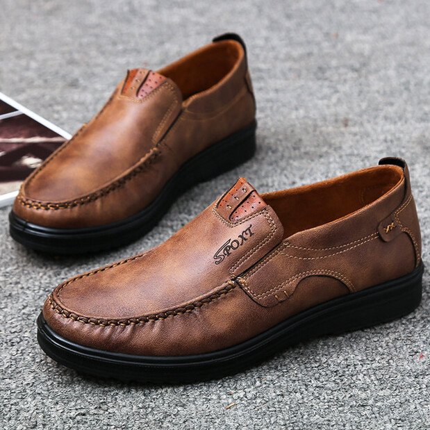 Zapatos Casuales Cómodos Para Caminar Sin Cordones Para Hombres