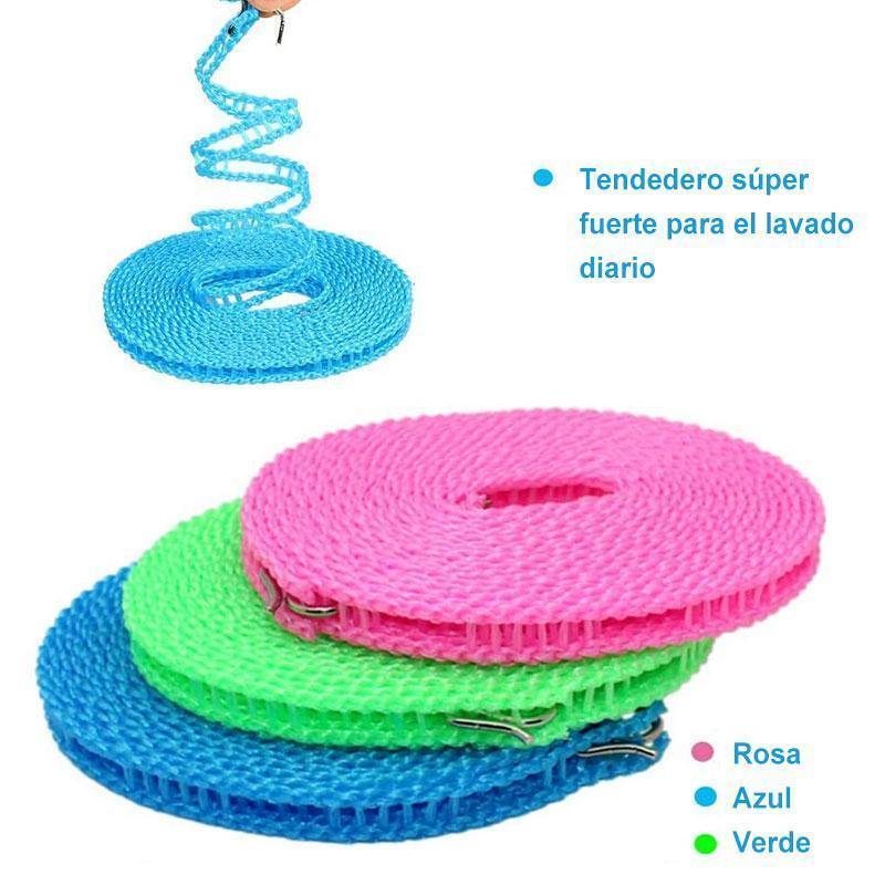Tendedero portátil para exteriores y hogar(5M*2 piezas) - MXbueno