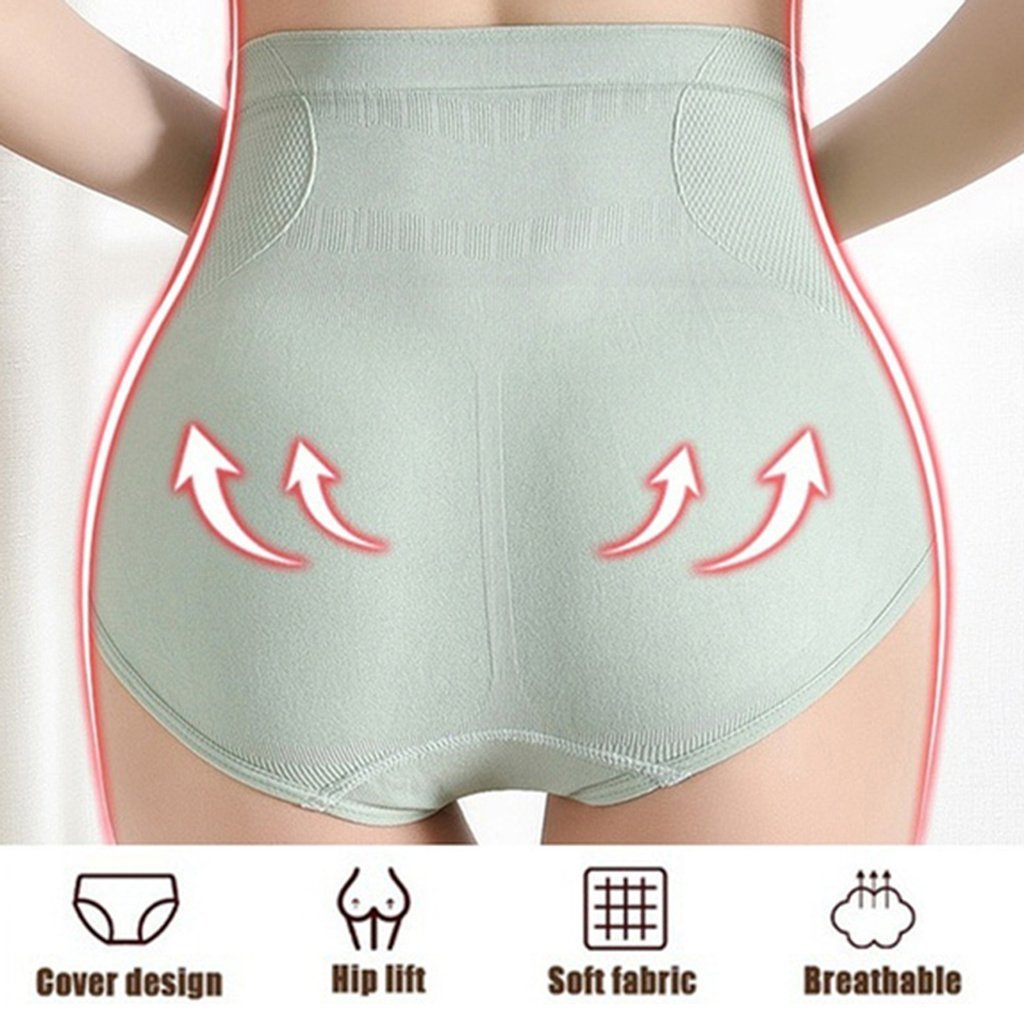 [W-Ropa Interior] 🔥Cuerpo De Mujer Que Da Forma A La Ropa Interior Suave De Cintura Alta.