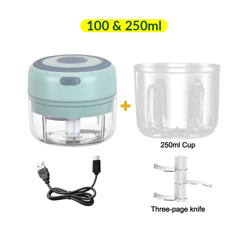 Picador De Condimentos Portátil Eléctrico 1 Juego