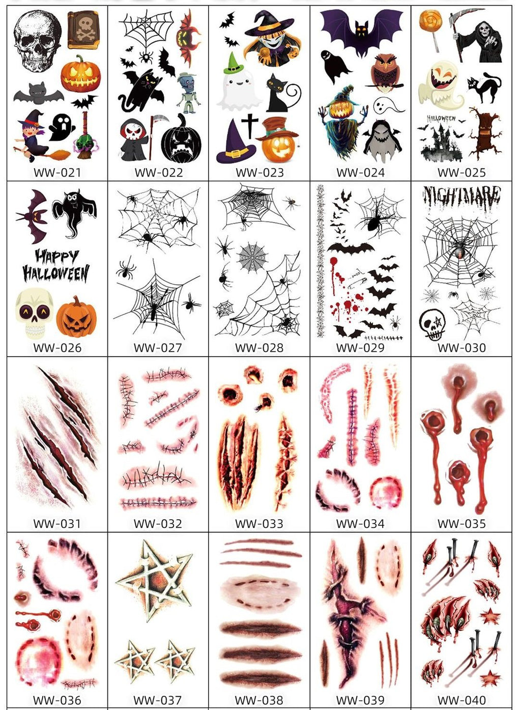 Pegatinas De Cicatrices De Sutura Sangrante De Halloween