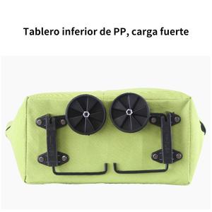 ¡LA MEJOR SOLUCIÓN PARA IR A MERCADO!Bolsa de compras plegable