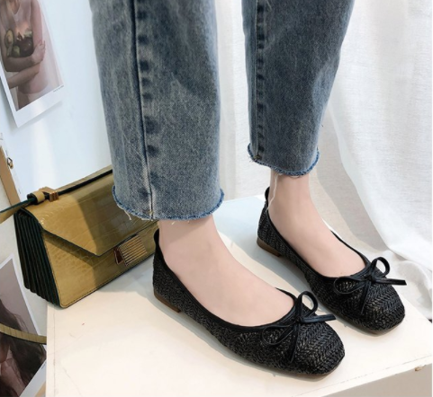 Zapatos De Mujer Casual Transpirable De Fondo Plano - MXbueno