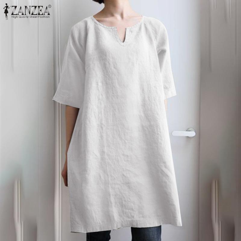 Vestido transpirable cómodo casual retro