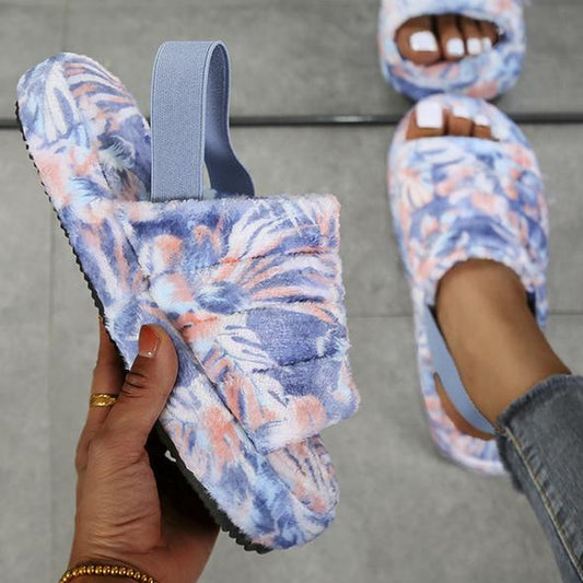 Zapatilla De Toalla Casual Para Mujer