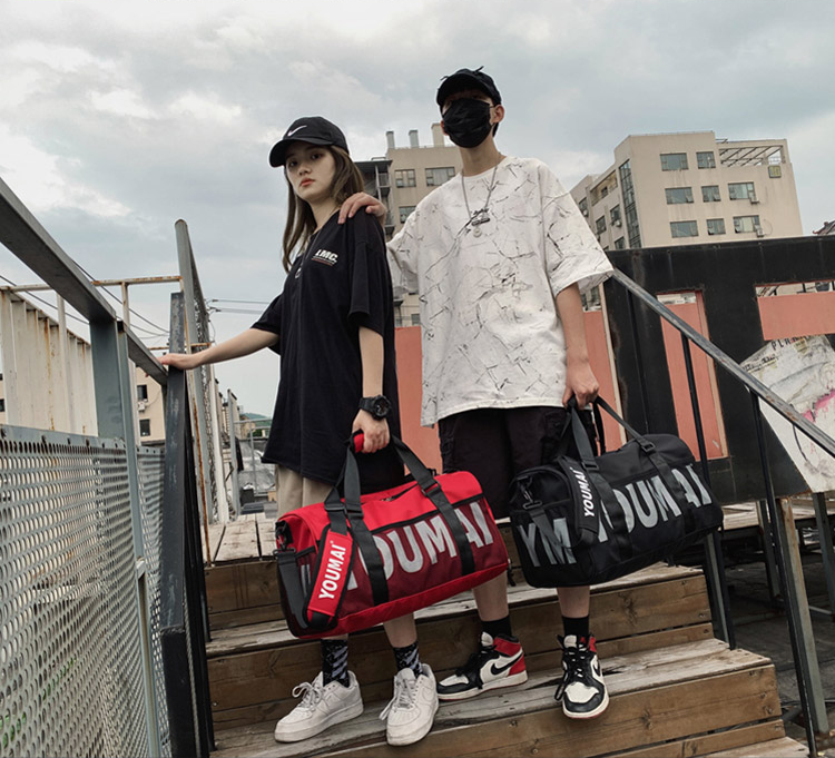 Diagonal bolsa de viaje bolsa de ocio de la aptitud de un solo hombro - MXbueno