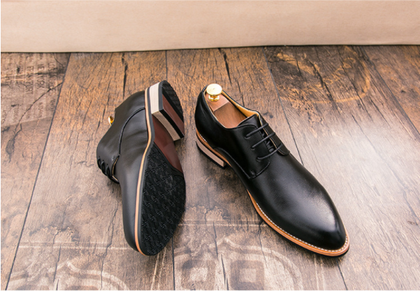 Zapatos De Cuero De Moda Casual Hechos A Mano - MXbueno