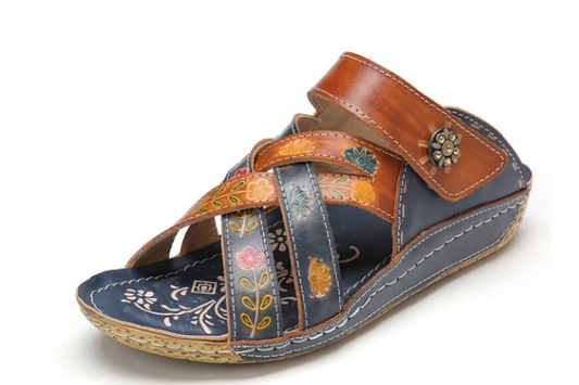 Sandalias De Flores étnicas