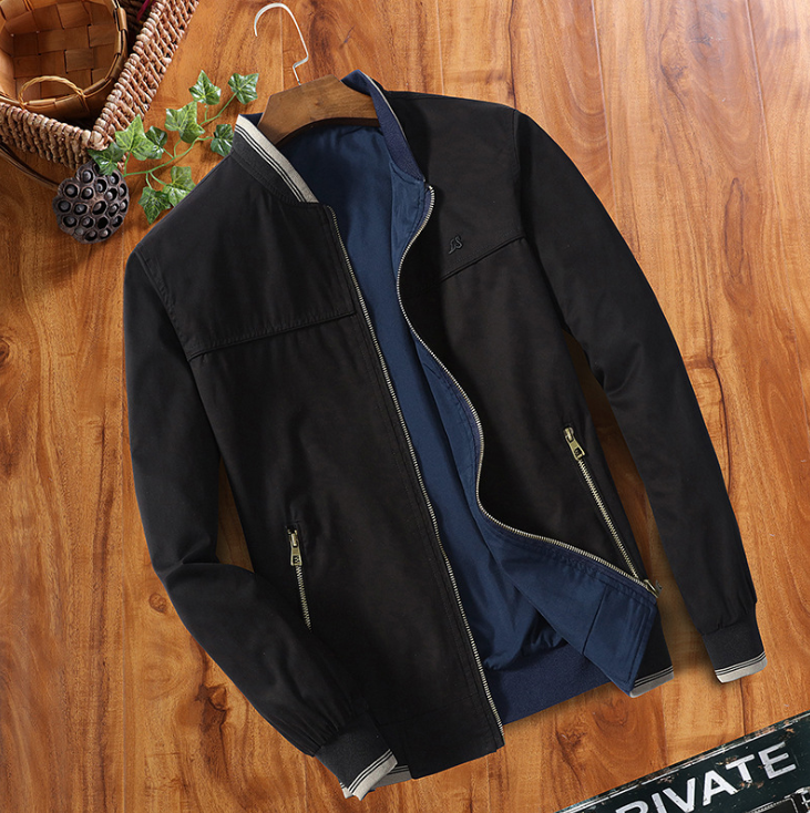 👨Chamarra Casual Reversible Para Hombre