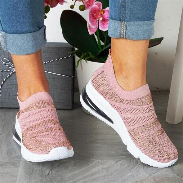 Calzado Casual De Malla Transpirable