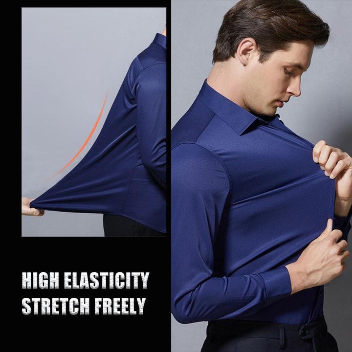 Camisa anti-arrugas sin planchar Must Stretch para hombreCamisa anti-arrugas sin planchar Must Stretch para hombre