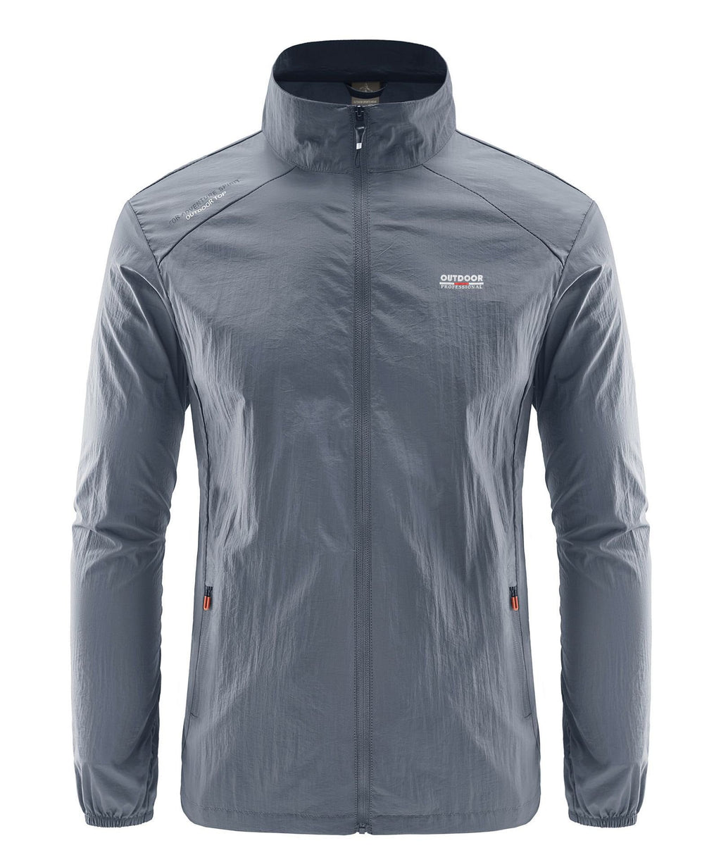 [M-Ropa] Ropa De Protección Solar Con Cuello Alzado Sin Capucha