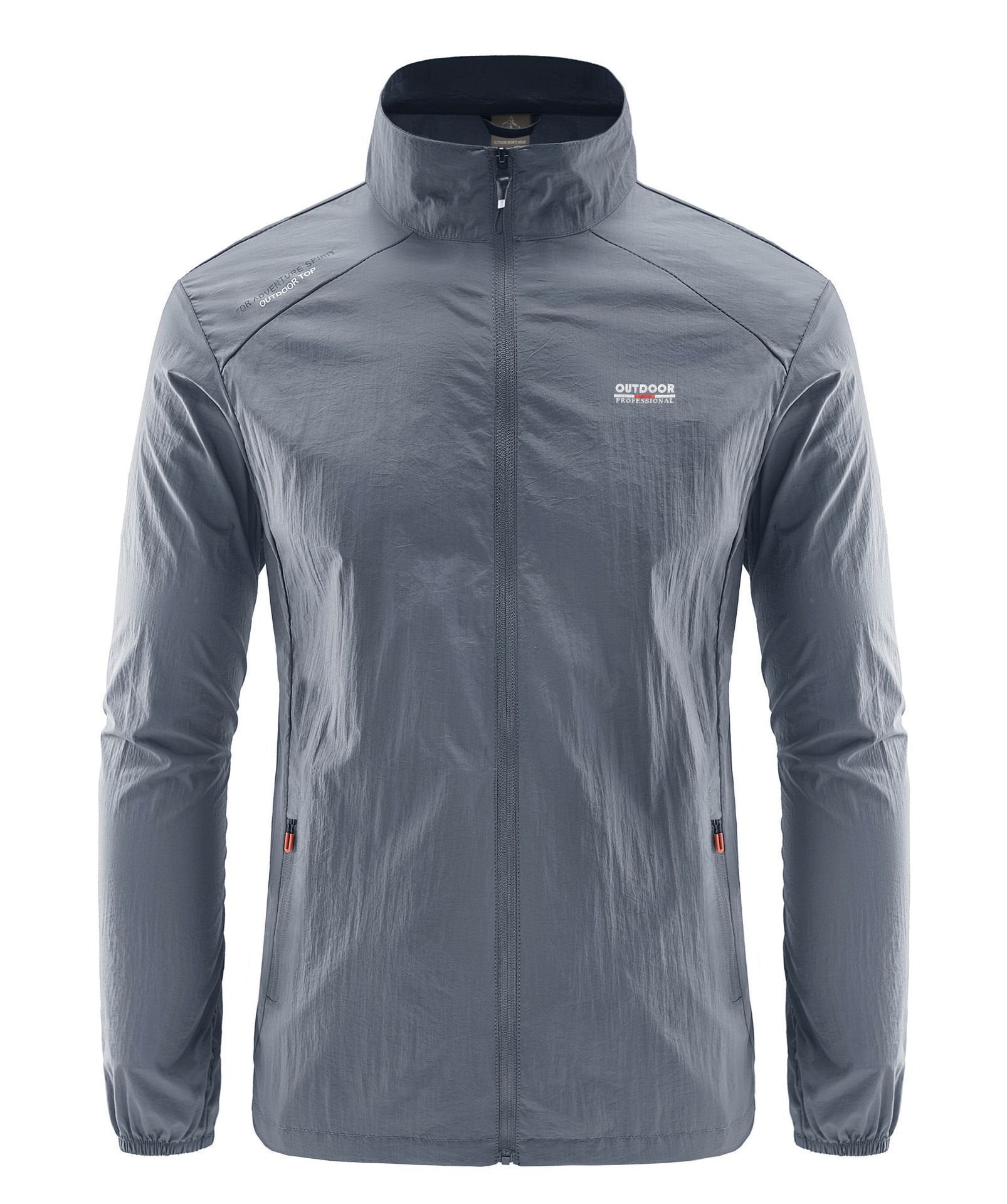 [M-Ropa] Ropa De Protección Solar Con Cuello Alzado Sin Capucha