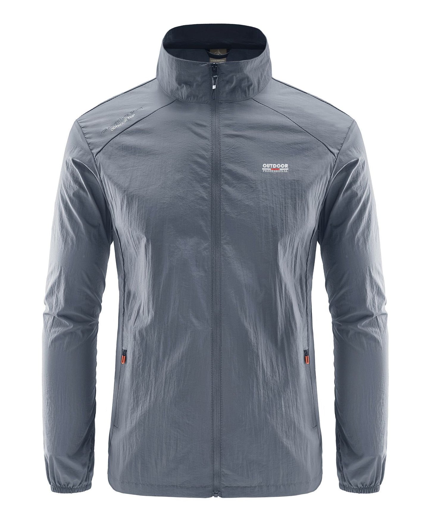 [M-Ropa] Ropa De Protección Solar Con Cuello Alzado Sin Capucha