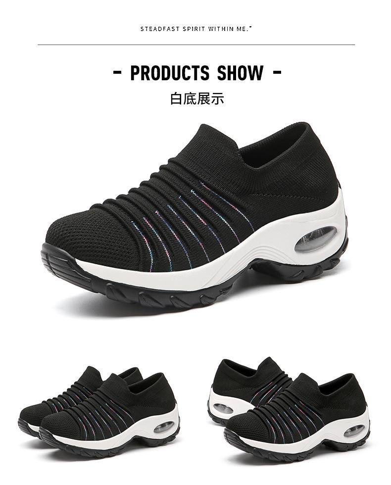 Mujer Zapatos cómodos para caminar con malla transpirable y sin cordones - MXbueno