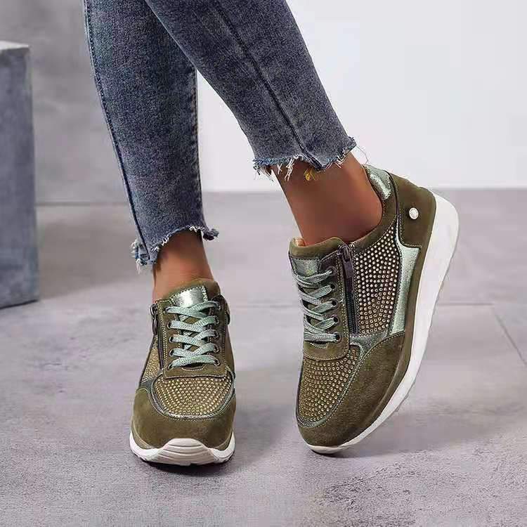 Zapatillas De Moda Con Cremallera