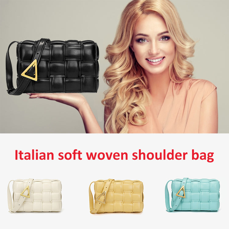 [W-Bolso] Bolso De Hombro Tejido Suave Italiano