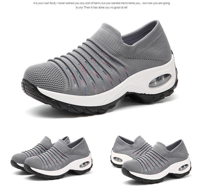 Mujer Zapatos cómodos para caminar con malla transpirable y sin cordones - MXbueno