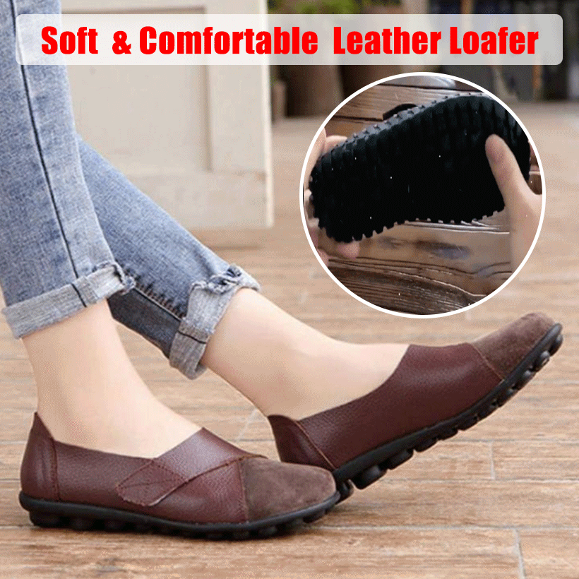 zapatos planos casuales de suela suave para mujer - MXbueno