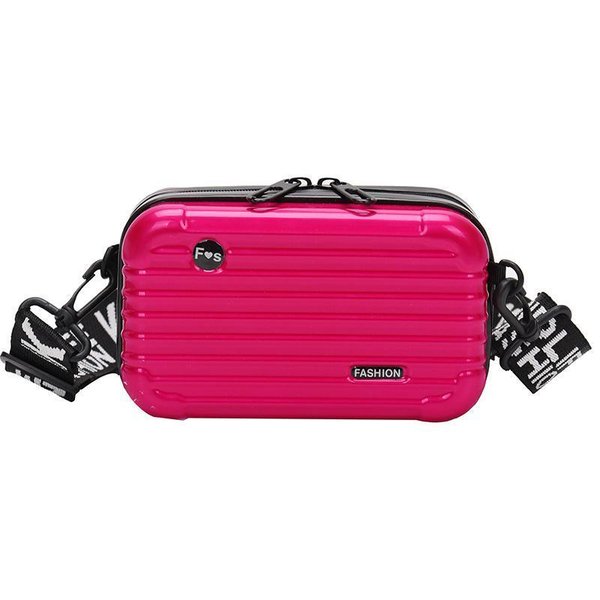 [W-Bolso] Bolso De Mano Cuadrado Con Forma De Estuche De Viaje De Tamaño Mini