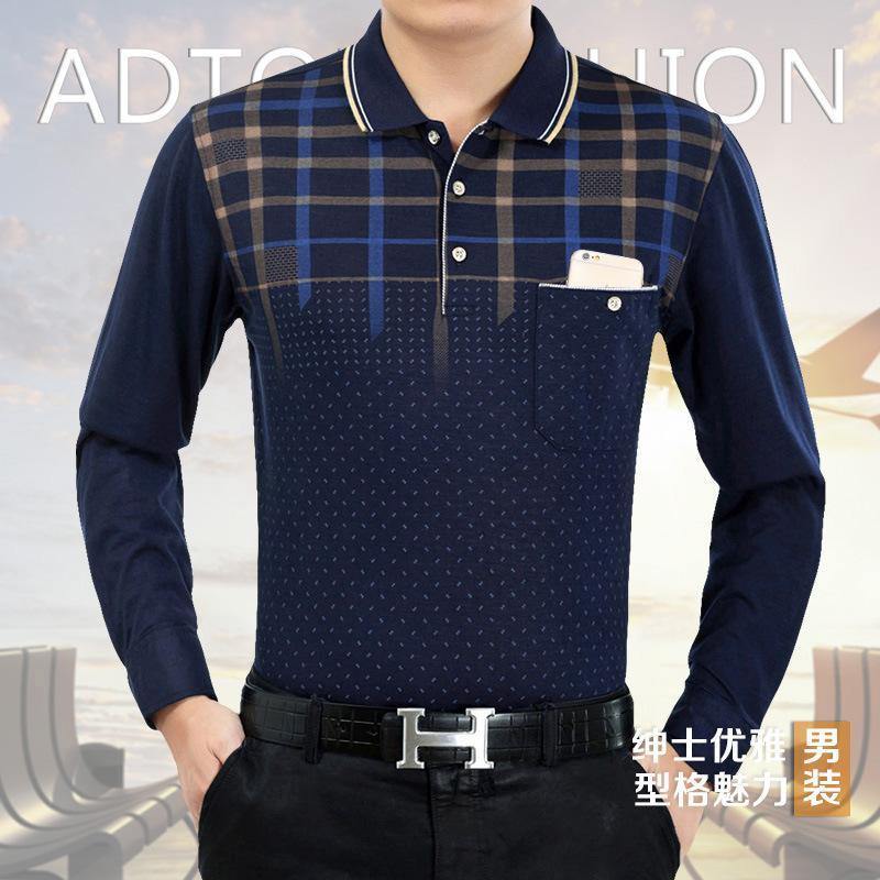 Camiseta casual de manga larga estampada para hombre - MXbueno