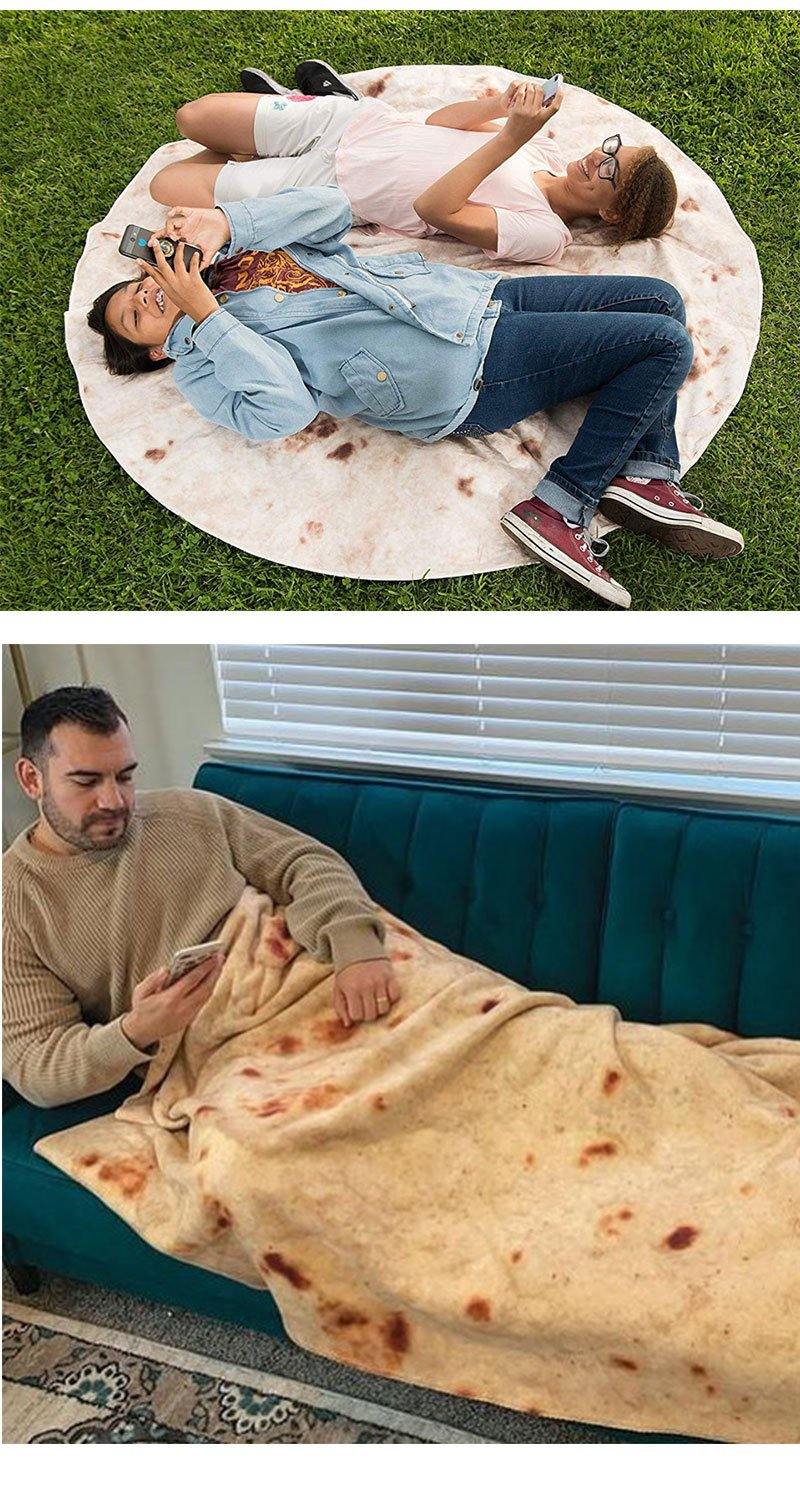 Manta de taco y tortilla mexicano muy divertido - MXbueno