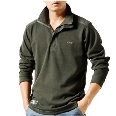 Camisa polo de felpa de algodón - MXbueno