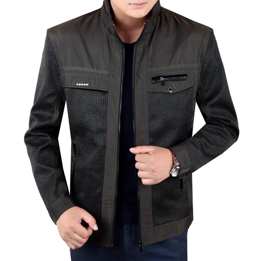 Nueva chaqueta informal de cuello alto de negocios
