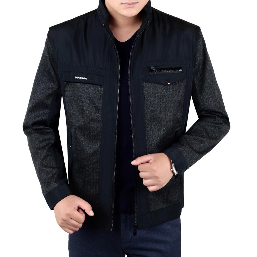 Nueva chaqueta informal de cuello alto de negocios