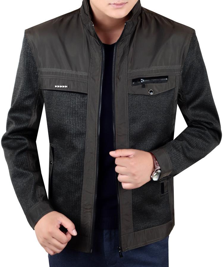 Nueva chaqueta informal de cuello alto de negocios