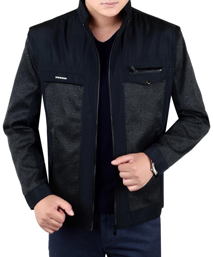 Nueva chaqueta informal de cuello alto de negocios