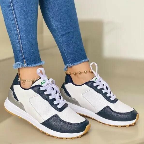 Zapatillas Con Cordones Para Mujer