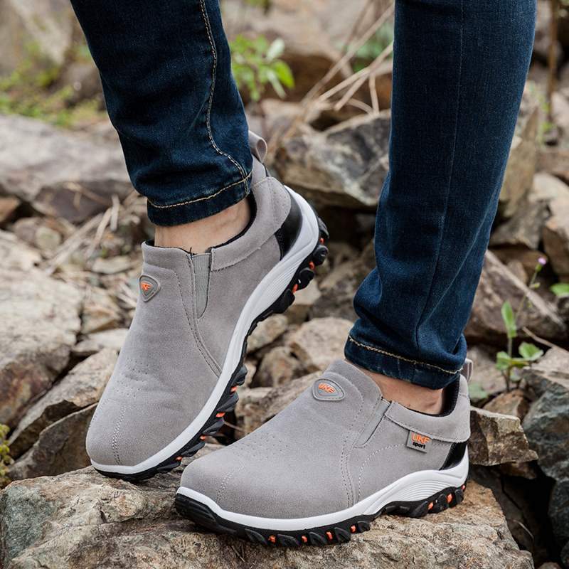 [M-Zapato] Zapatillas deportivas al aire libre impermeables para hombre Athletic Casual Slip-On