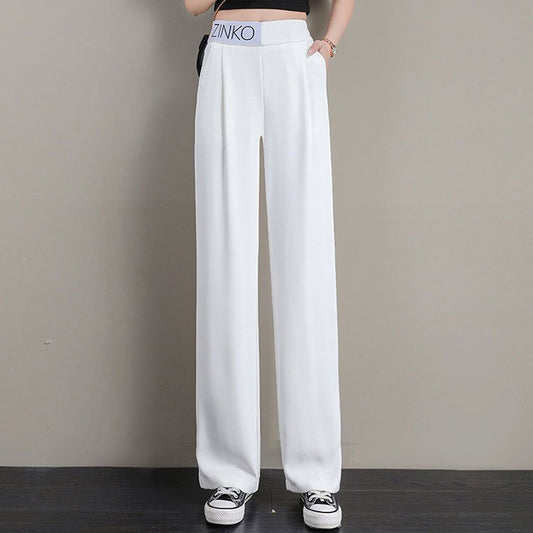 [W-Ropa] Venta Caliente Pantalones De Pierna Ancha De Cintura Altajavascript