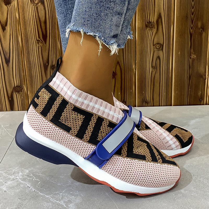 Calzado Deportivo Para Mujer, Punta Redonda, Boca Baja, Pies Planos Casuales