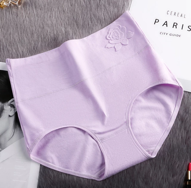 [W-Ropa Interior] Ropa Interior De Mujer Estampada Transpirable | Ropa Interior De Cintura Alta | Multicolor