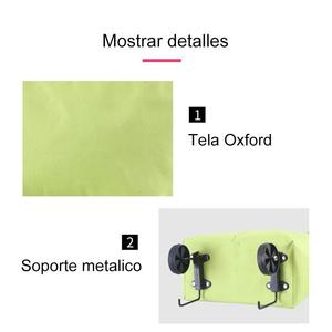 ¡LA MEJOR SOLUCIÓN PARA IR A MERCADO!Bolsa de compras plegable