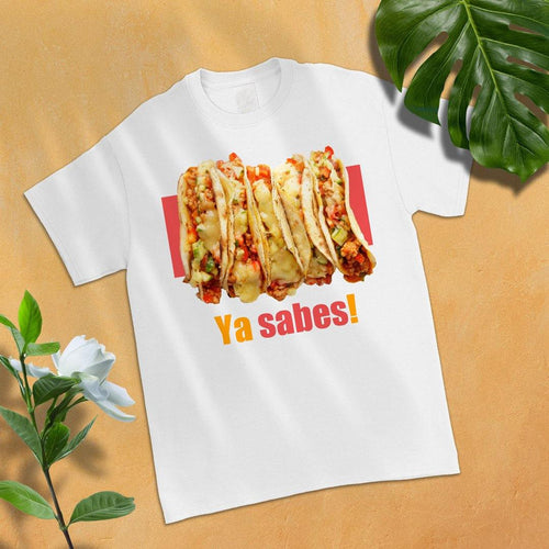 Camiseta de manga corta con dibujo de tacos - MXbueno