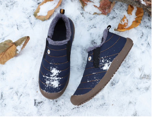 Botas Cortas Cálidas Impermeables Y De Terciopelo - MXbueno