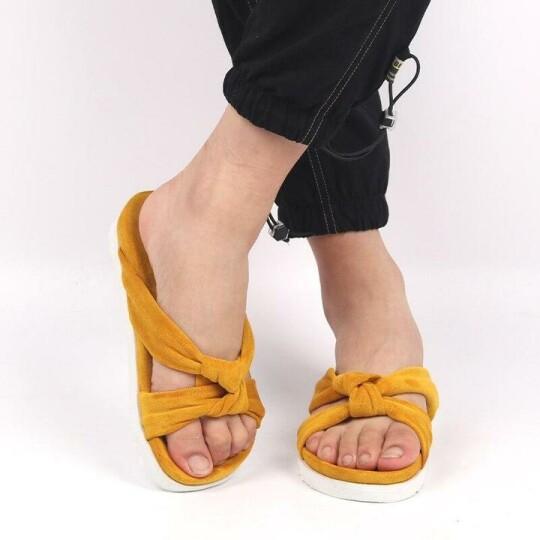 Sandalias De Plataforma Con Lazo Para Mujer