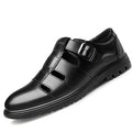 [M-Zapato] Men 's Breathable and Nonslip Leather Shoes